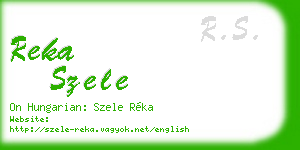 reka szele business card